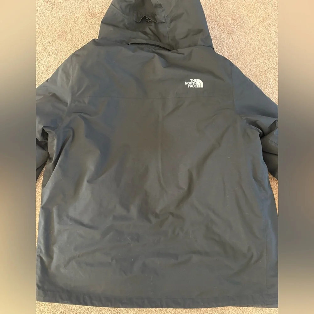 The North Face Men's 2 in 1 warm long hooded jacket XL VGUC